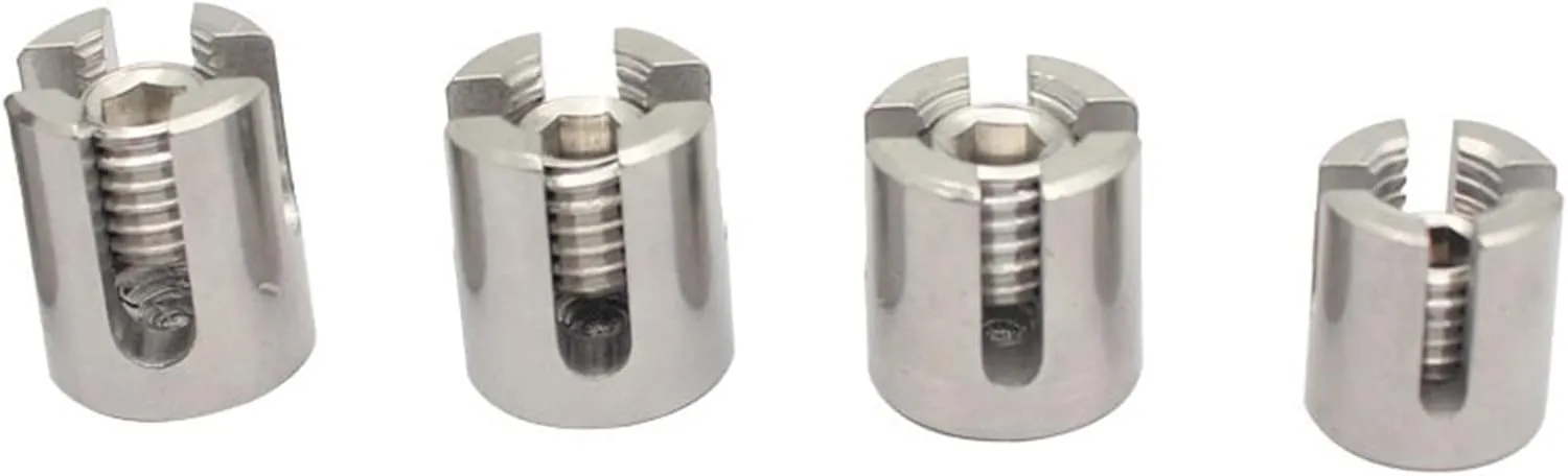 10 Pcs Stainless Steel Hubs Wire Kits Cable System For Climbing And