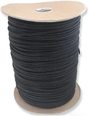 1000 Foot Black Parachute Cord Paracord Type III Military Specification 550