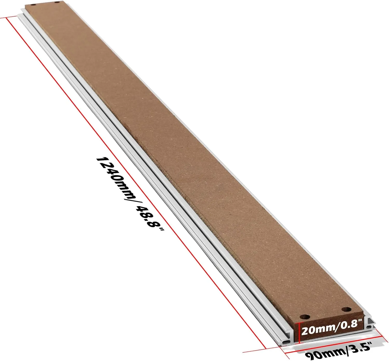 1010 Aluminum & MDF Hybrid Spoilboard Table for CNC Router Machine PROVerXL 4030 to 1010 XY-Axis Extension Kit