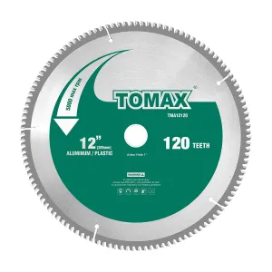 12-Inch 120 Tooth TCG Thin Aluminum and Non-Ferrous Metal Saw Blade with 1-Inch Arbor