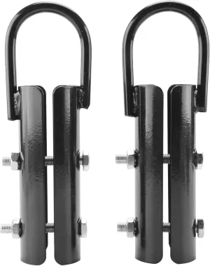 1.5” Climbing Rope Clamp, 2 Sets Rope Climb Clasp Workout Rig Attachment Hook for Rope Climbing Gym Strength Training