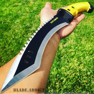 16" Camping Survival Fixed Blade Kukri Machete