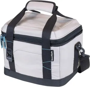 18 Can Cooler Bag with Shoulder Strap, White and Black