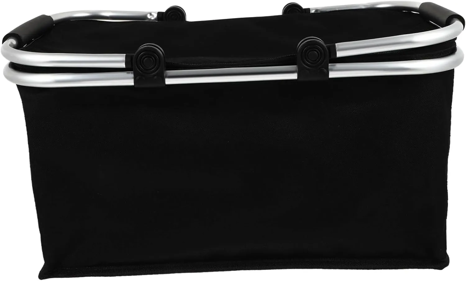 1pc Extra Large Insulated Picnic Box Portable Cooler with Aluminum Frame Heat Preservation for Outdoor Use Folding Design for Black