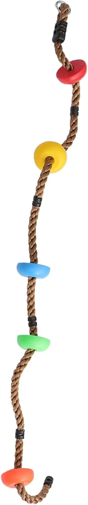1Pc Heavy Duty Climbing Rope Swing for Fun Outdoor Disc for Climbing and Swinging for Kindergarten Play and Exercise Random Color