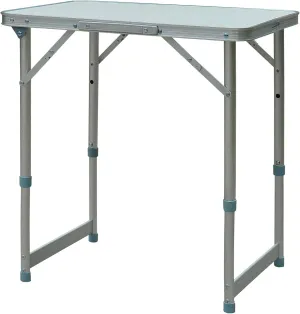 23" Portable Camping Table Height Adjustable, Lightweight Aluminum Folding Table for Indoor Outdoor, Picnics, Camping, Garage