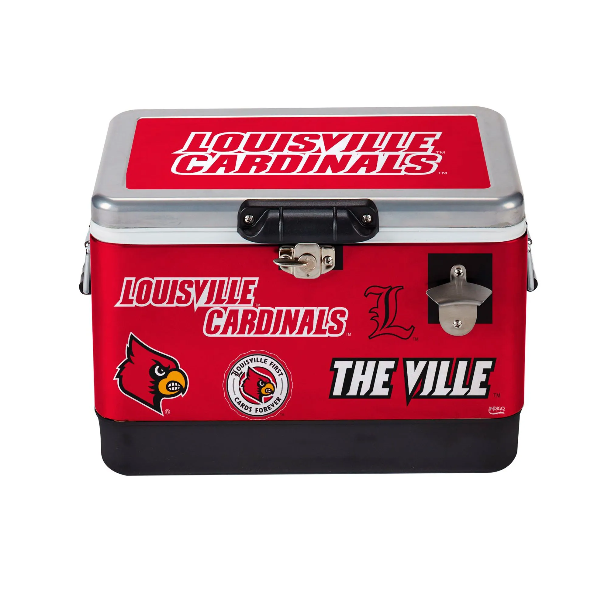 26qt Louisville Cardinals Medley Steel Cooler