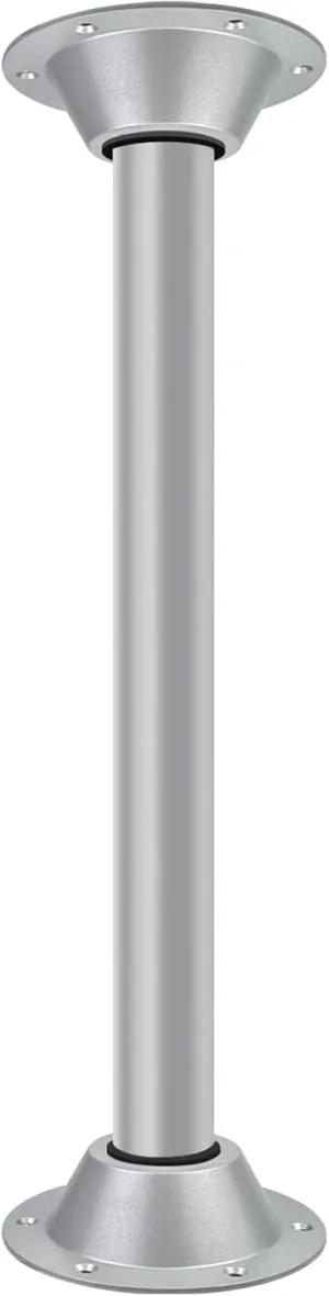27" RV Table Base Mount and RV Table Leg, Camper Tables Base Mount,Aluminum Dinette Tables Legs Pipe with Surface Mount pedestal Bases Flange for Camper Trailer Motorhome, Includes Mounting Screws