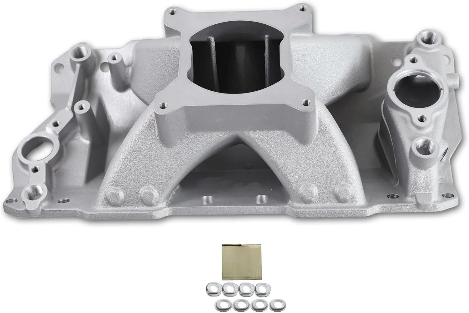 2925 52031 Intake Manifold Aluminum Single Plane Compatible with SBC Small Block Chevy 350 400 1957-1995 3000-7500 RPM