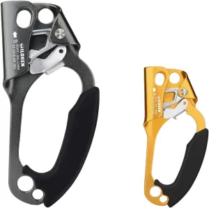 2pcs Climbing Hand Ascender Outdoor Mountaineering Tree Arborist Climbing Rappelling Equip Hand Ascender Rope Left Right Hand Ascender