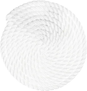 3 Strand Twisted Polyester Rope – Comes in White – Choose from Multiple Lengths and Widths – High Strength, Low Stretch – Multiple Uses, Utility, Crafting, and More