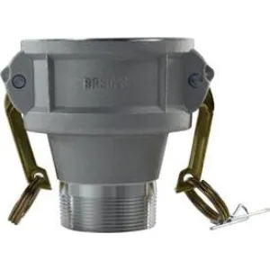 3 x 2 Aluminum Coupler x Male Iron Pipe - Type B