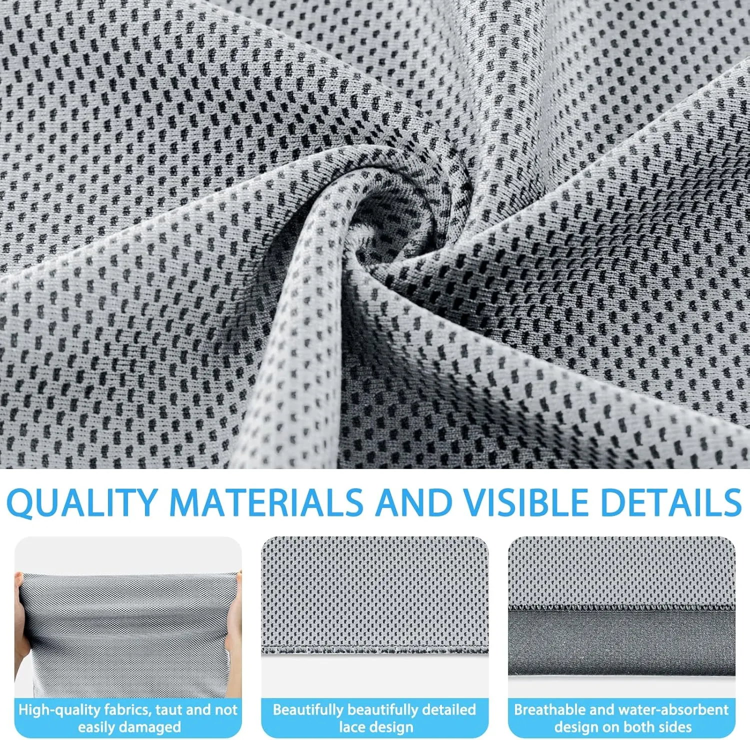 30 Pcs Cooling Towels for Neck and Face - Cooling Neck Wraps Cooler Towels for Hot Weather - Cool Cold Rags Towels for Extreme Heat (40"X12") with Fitness, Yoga, Golf, Running and Working Out