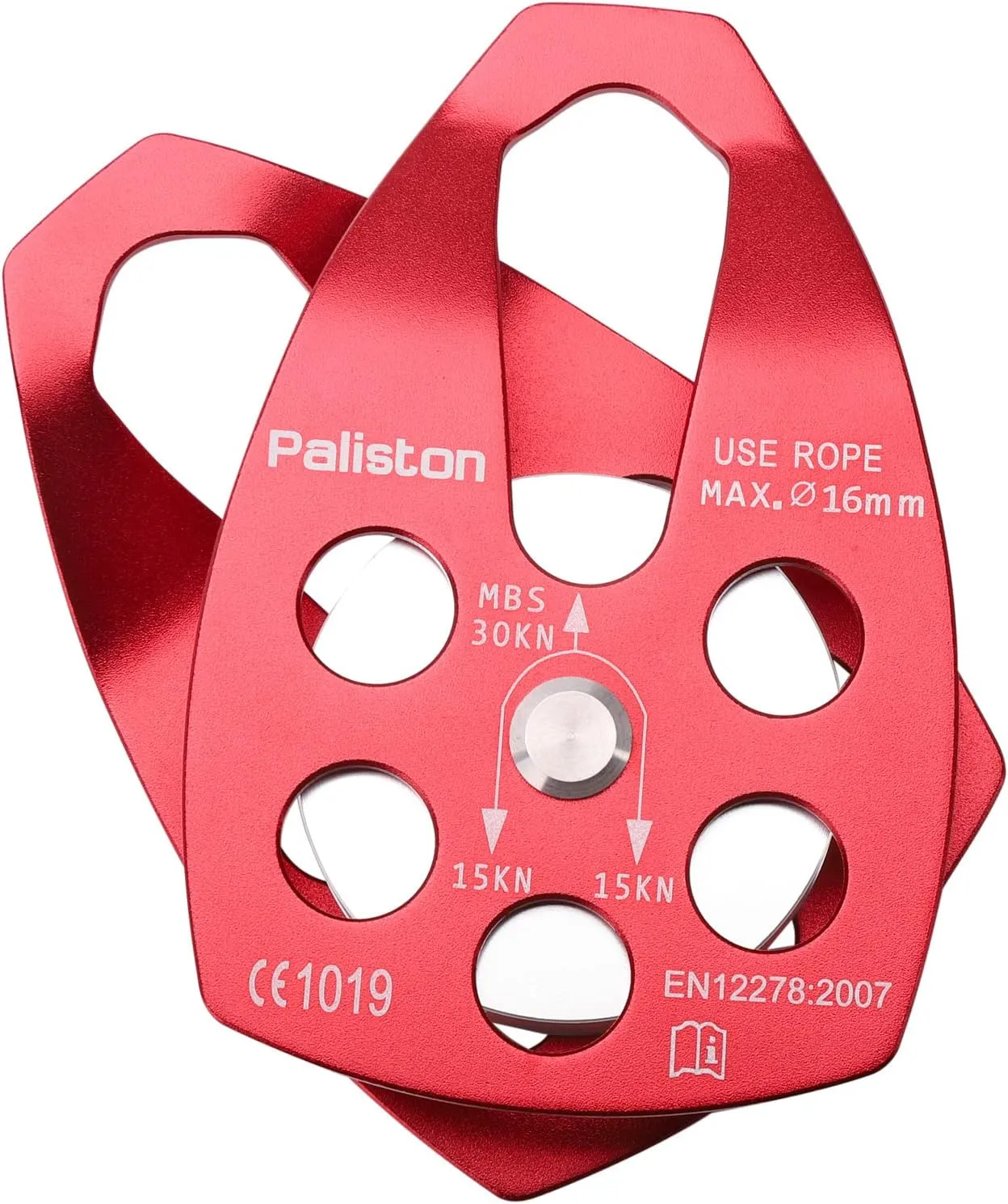 30kN Climbing Pulley with Ball Bearing for Rock Climbing Arborist
