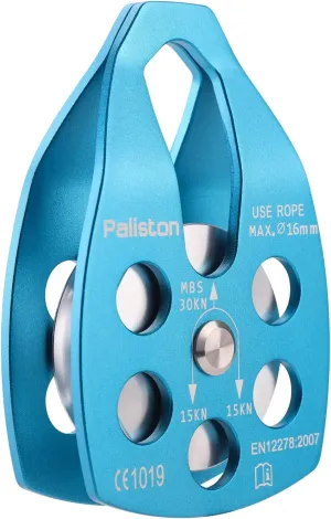 30kN Climbing Pulley with Ball Bearing for Rock Climbing Arborist