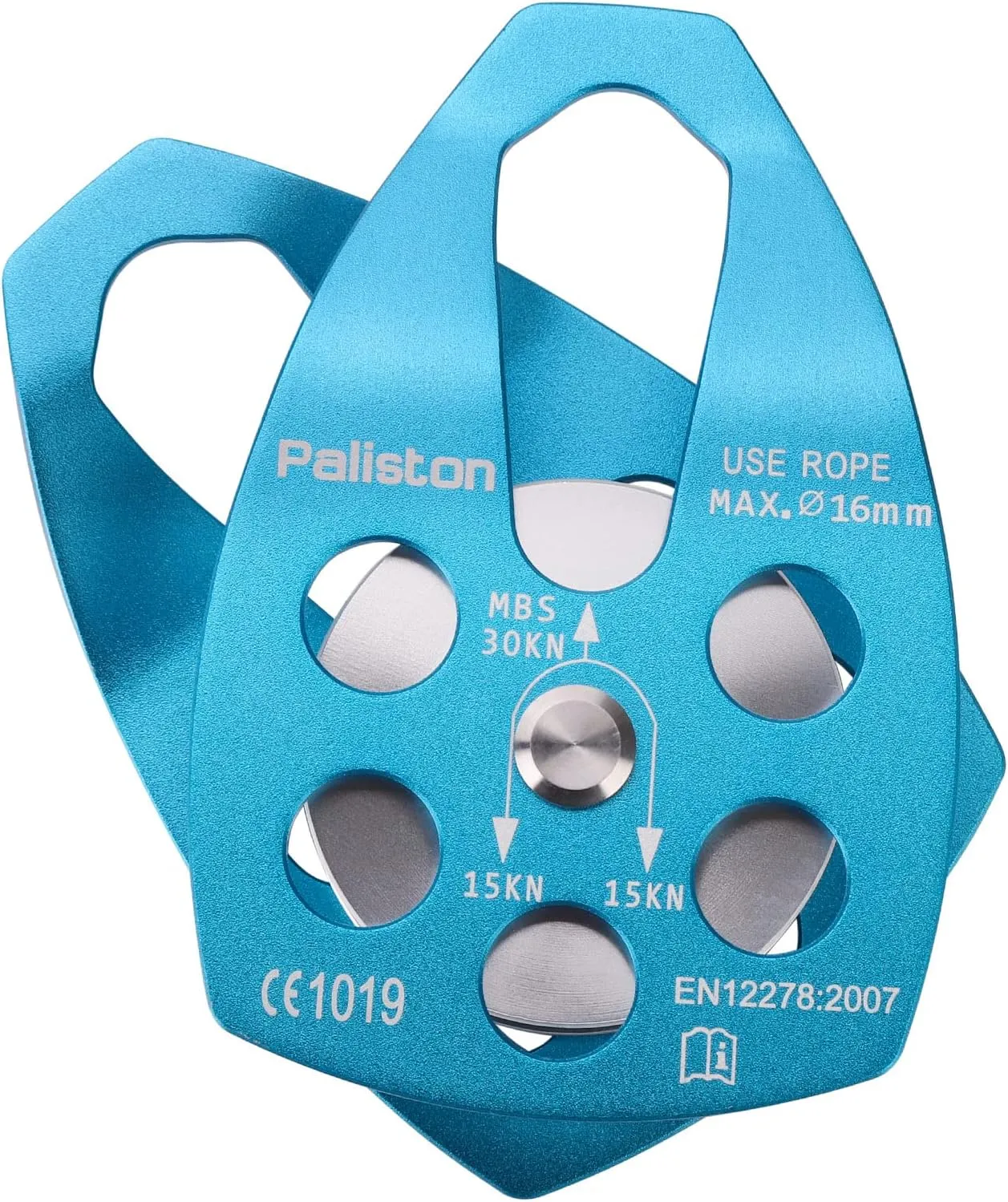 30kN Climbing Pulley with Ball Bearing for Rock Climbing Arborist