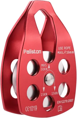 30kN Climbing Pulley with Ball Bearing for Rock Climbing Arborist