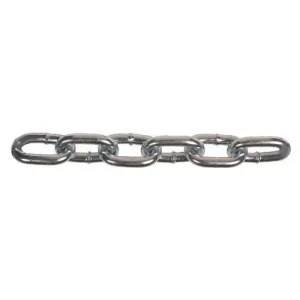 3/16" Zinc Plated Grade 30 Proof Coil Chain - 150' Length