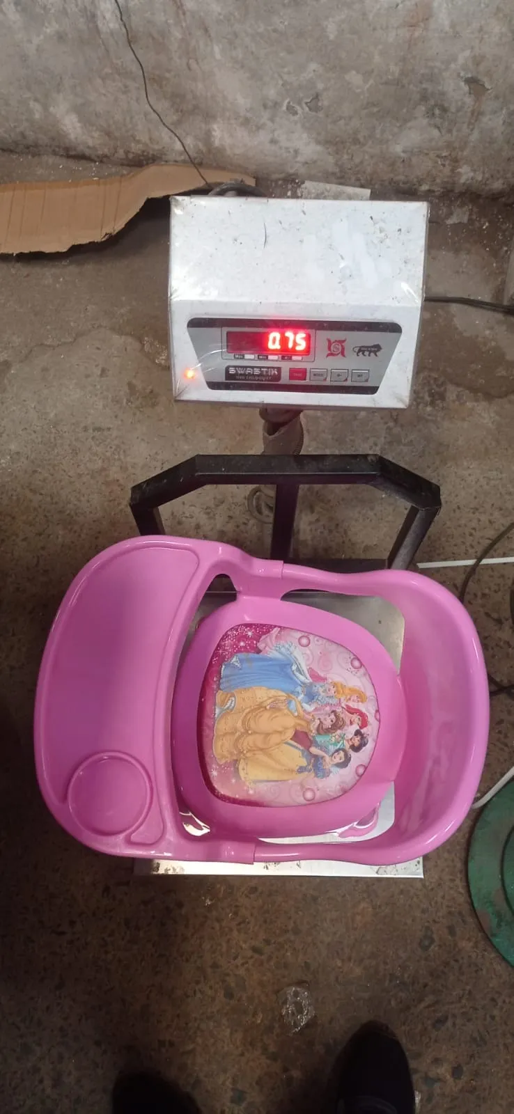 3183 Durable Plastic Baby Chair with Tray for Kids