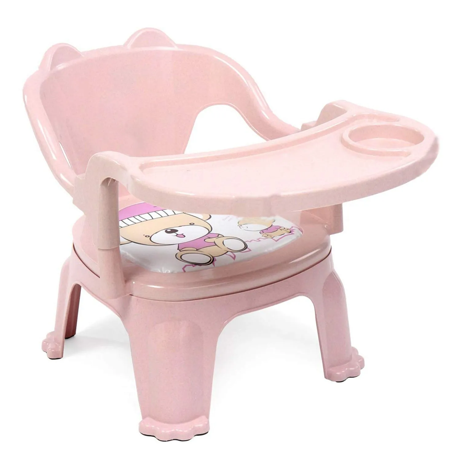 3183 Durable Plastic Baby Chair with Tray for Kids