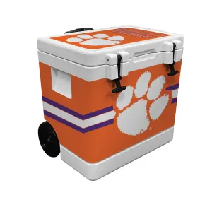 37qt Clemson Tigers Rotomolded Wheeled Cooler