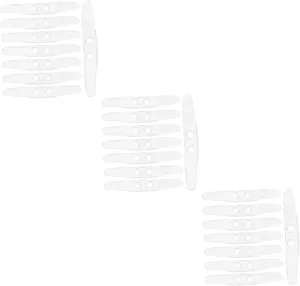 3sets Curtain Rope Retainer for Vertical and Roller Blinds Blind Cord Holder French Cleat and Easy to Assemble 8pcs*3