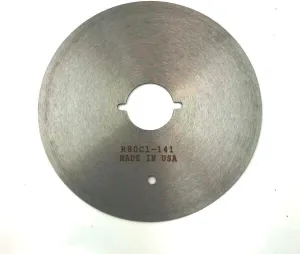 4" Round Knife #R80C1-141 for Eastman Cutter Falcon, Robin Cutting Machine