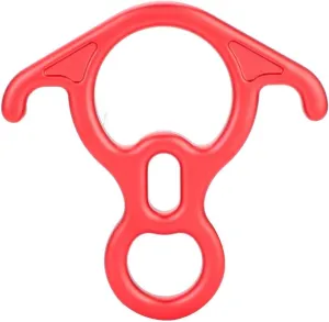 50KN Rescue Figure 8 Descender Climbing Belaying and Rappelling Gear Belay Device7 075 Aluminum Alloy Rigging Plate Climbing Rigging Belay Downhill Equipment