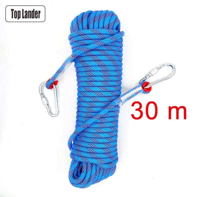 50m Rock Climbing Rope 10mm Tree Wall Climbing