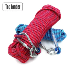 50m Rock Climbing Rope 10mm Tree Wall Climbing