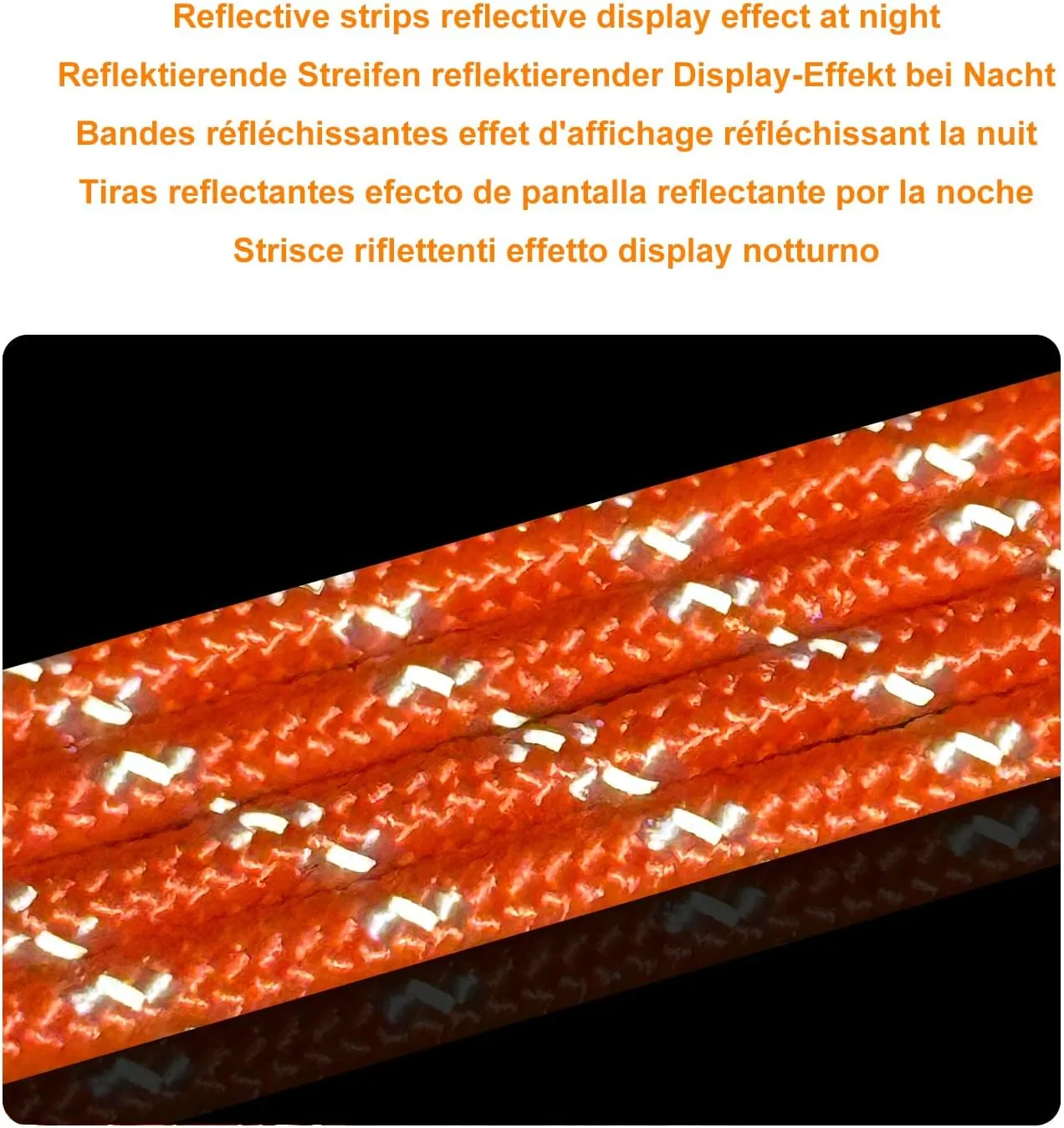 5/16 in (8mm) x 98 ft (30Meter) Marine Floating Rope for Boating, Fishing, Rafting, Camping, Hiking, Hunting, Anchor, Mooring, Dock Lines, Kayak, Canoe, Rescuing Reflective Orange