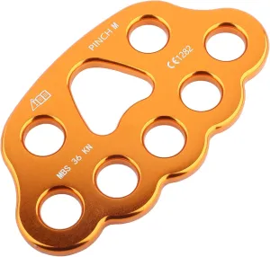 8 Holes Outdoor Rigging Plate Rock Climbing Rigging Plate Multi Anchor Point Connector Gear Versatile for Outdoor Climbing