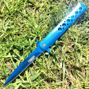 9.5" Defender Xtreme High Quality Folding Pocket Knife W/ Belt Clip Mixed Color