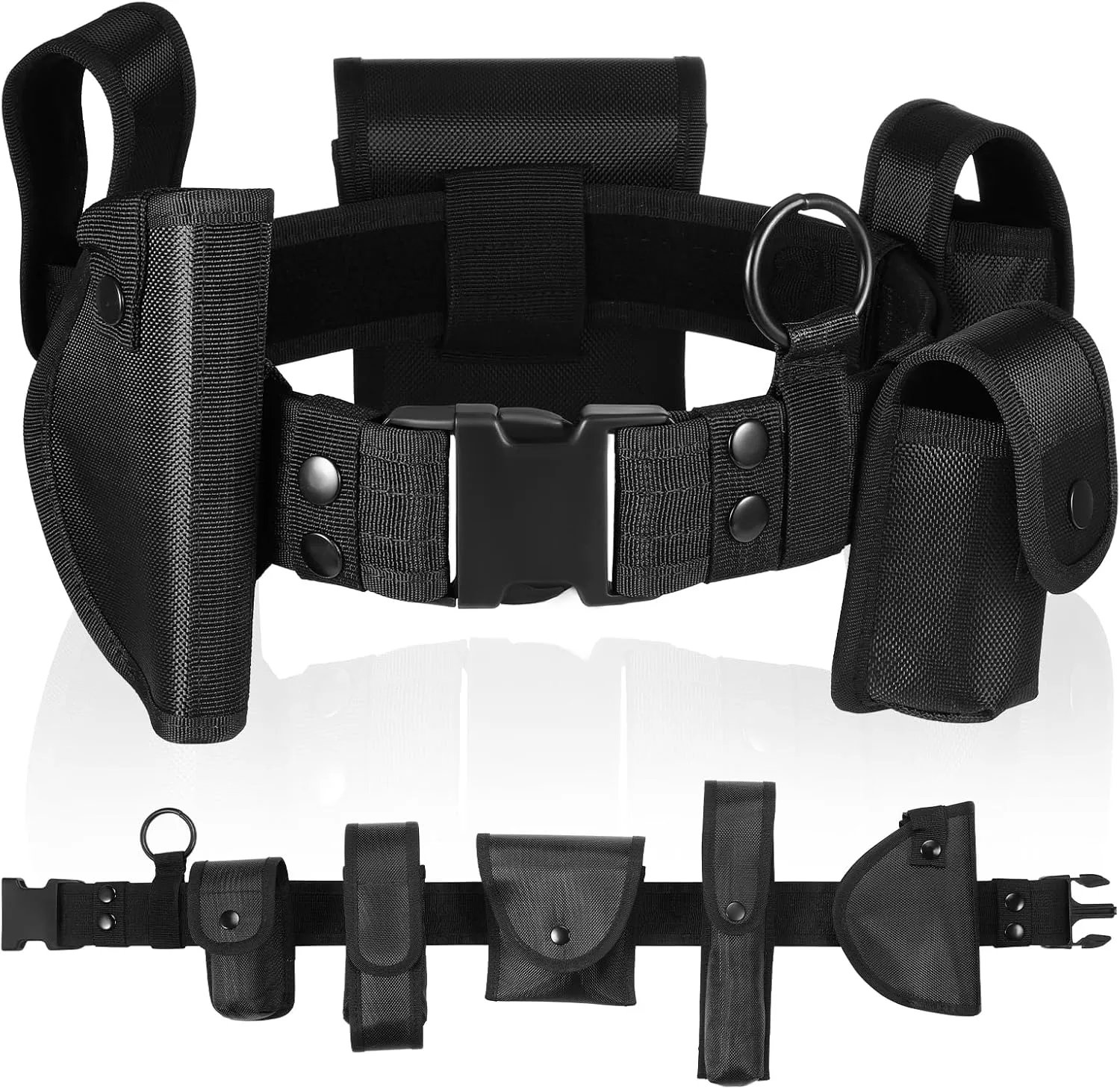 abcGoodefg Police Security Duty Belts Correctional Officers Ultility Cop Costume Belt Law Enforcement for Women Men Hunting