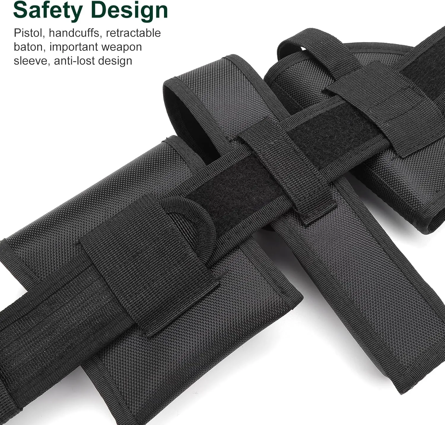 abcGoodefg Police Security Duty Belts Correctional Officers Ultility Cop Costume Belt Law Enforcement for Women Men Hunting