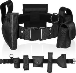 abcGoodefg Police Security Duty Belts Correctional Officers Ultility Cop Costume Belt Law Enforcement for Women Men Hunting