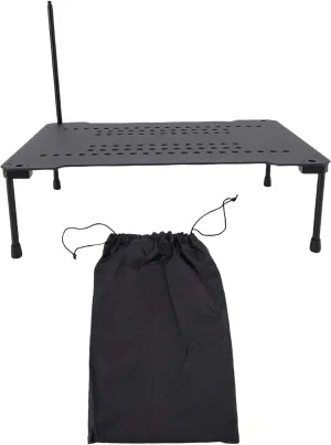 Adjustable Height Camping Table - Portable Folding Picnic Table for Outdoor BBQ, Fishing, and Hiking - Durable Carbon Steel & Aluminum Design