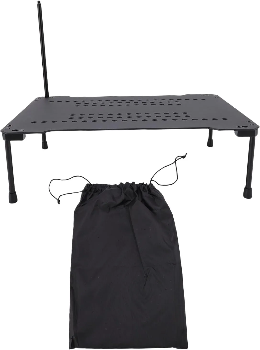 Adjustable Height Camping Table - Portable Folding Picnic Table for Outdoor BBQ, Fishing, and Hiking - Durable Carbon Steel & Aluminum Design