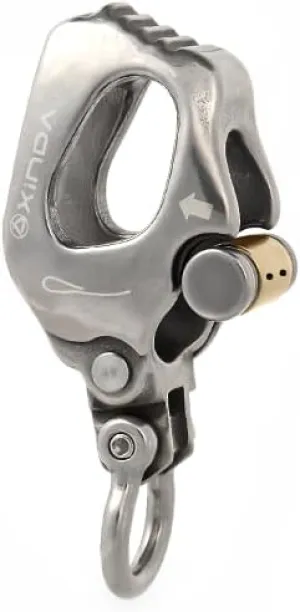 Adjustment Mobile Anchor, Stainless Steel Descender, Rock Climbing Area Restraint for Working at Height