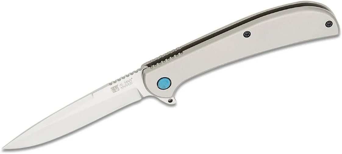 Al Mar AMK4117: Ultra Thin Framelock Satin