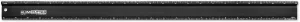 Alumicolor 1344-9 AlumiCutter Aluminum Steel Edge for Office, School, Engineering and Framing, 24IN, Black