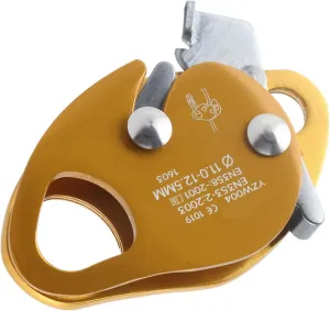 Aluminum Alloy Climbing Descender SelfBraking Stop Descender, Automatic Safety Mechanism, Adaptable Rope Compatibility, Compact and Lightweight Design, Smooth Descent