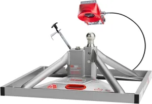 ANDERSEN HITCHES | Ultimate 5th Wheel Connection | 9" Tall Base Lowered for Flatbed Trucks | Aluminum Fifth Wheel Hitch | Trailer Towing Accessories | 24,000 lbs GTWR and 4,500 lb tongue weight | 3221