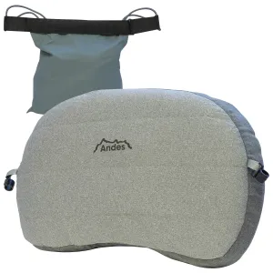 Andes Inflatable Beach Sun Lounger Pillow with Carry Bag for Camping/Travel, Compact & Comfortable