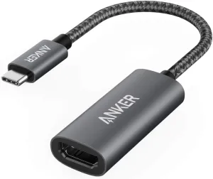 Anker USB C to HDMI Adapter (4K@60Hz), 310 USB-C Adapter (4K HDMI), for MacBook Pro, MacBook Air, Pixelbook, XPS, and More (Compatible with Thunderbolt 3 ports)