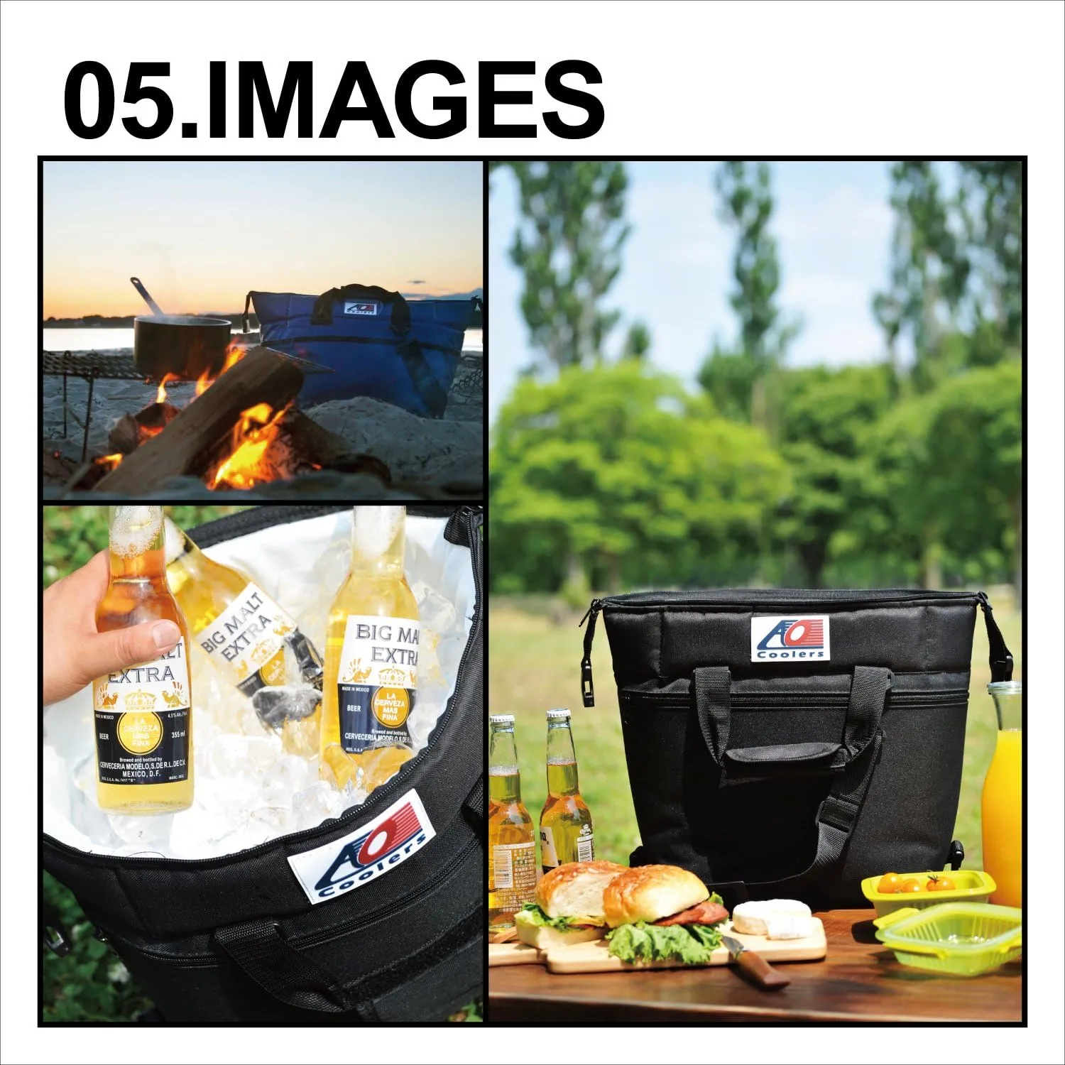 AO Coolers Original Soft-Sided Cooler Bag, Leak-Proof, Insulated, Lightweight