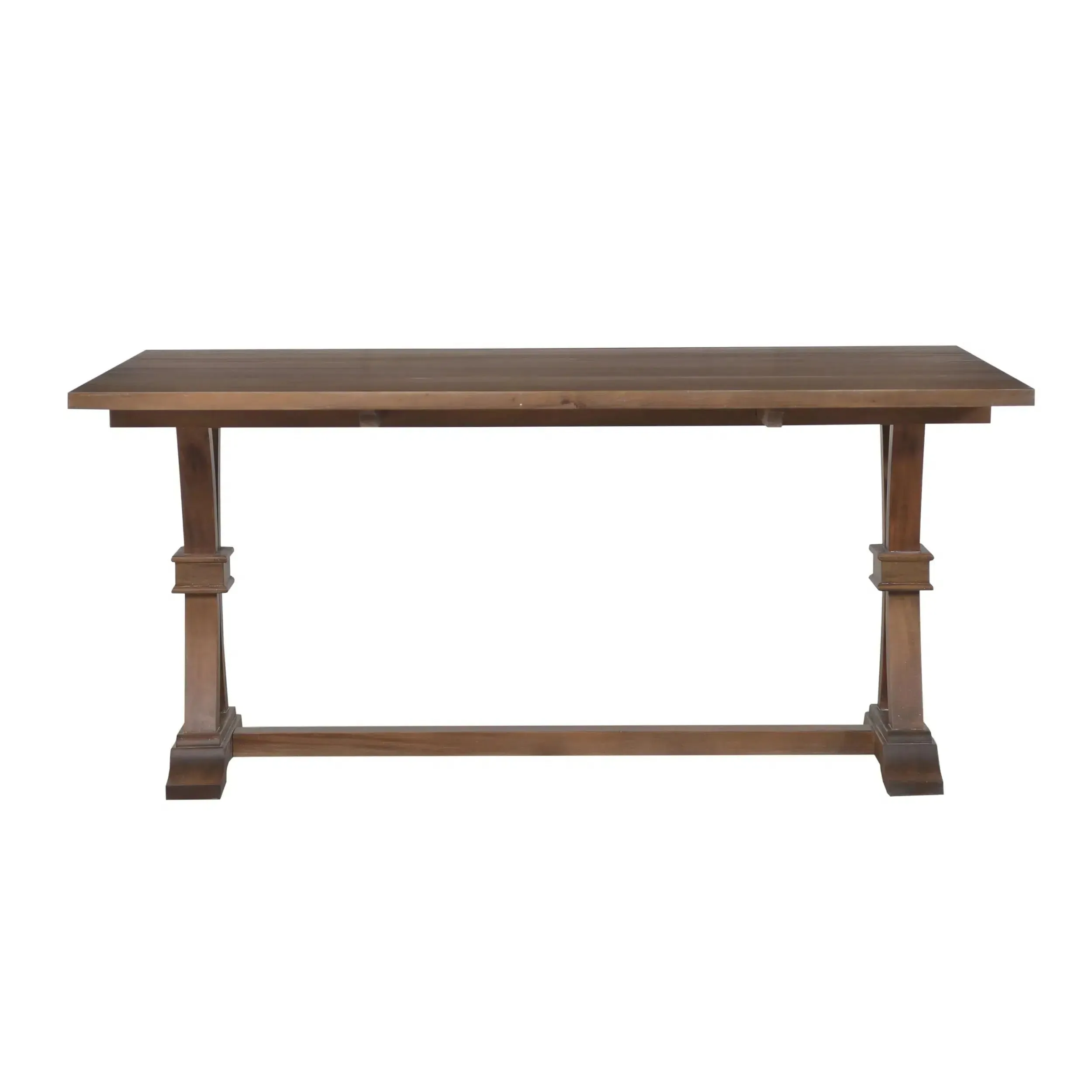Archer Folding Top Sofa Table in Straw Wash