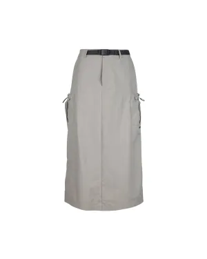 A.T. OUTDOOR Nylon Cargo Pencil Skirt
