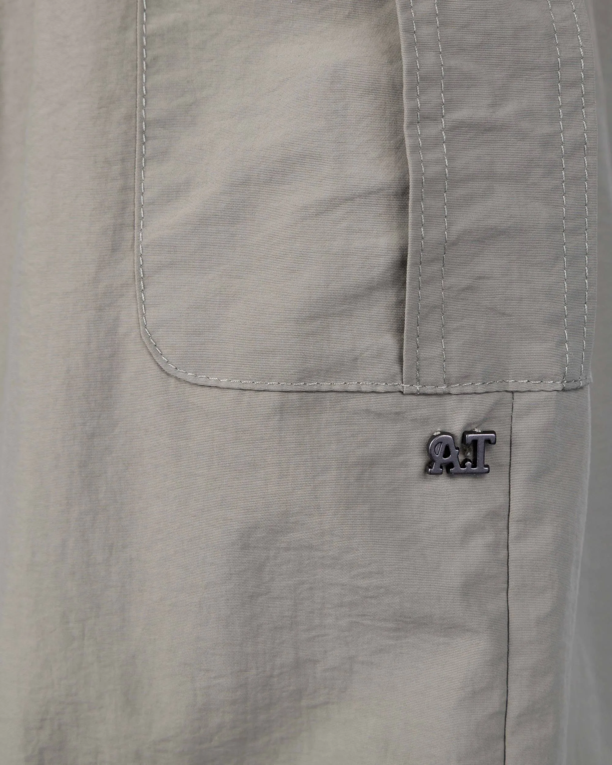 A.T. OUTDOOR Nylon Cargo Pencil Skirt