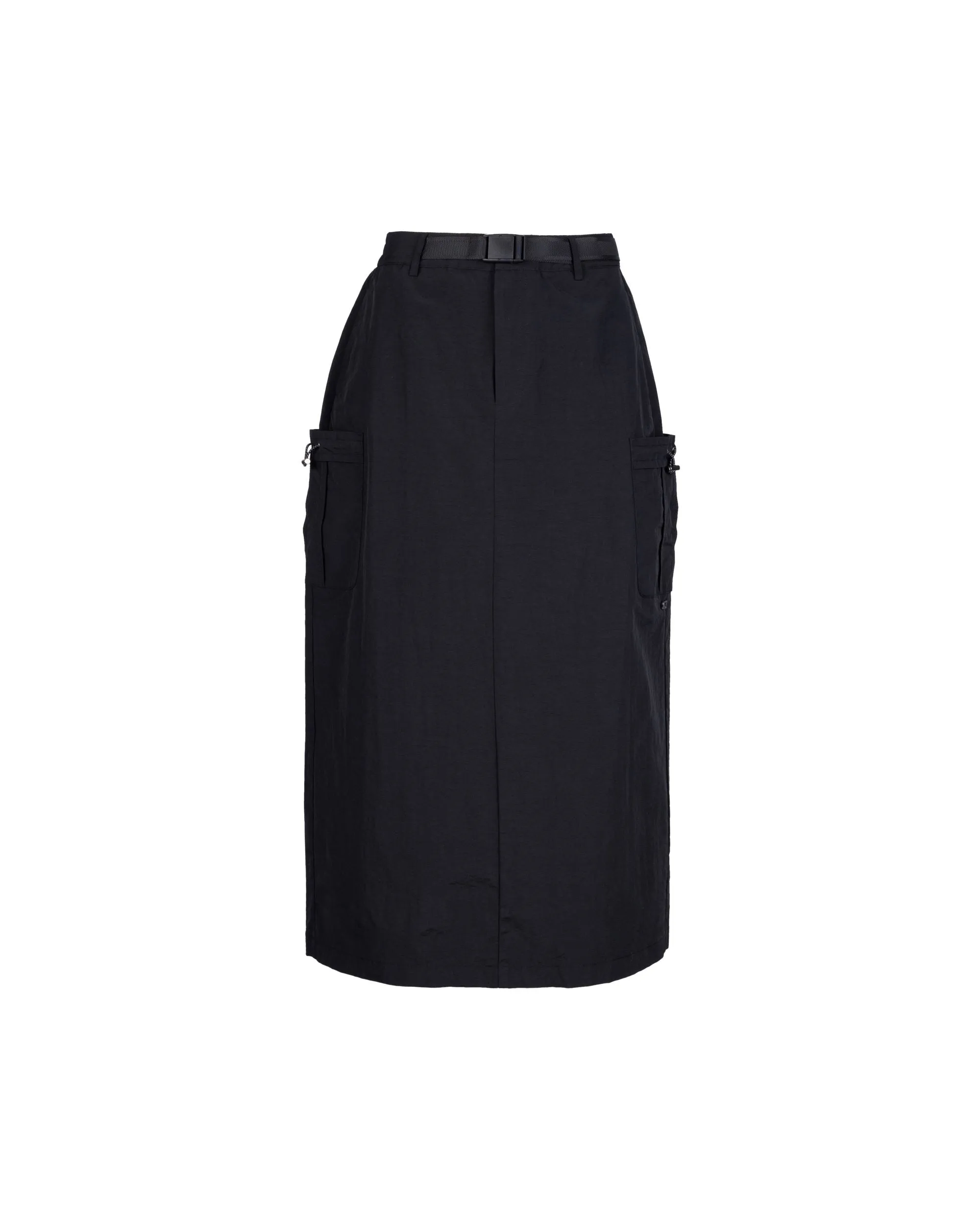 A.T. OUTDOOR Nylon Cargo Pencil Skirt